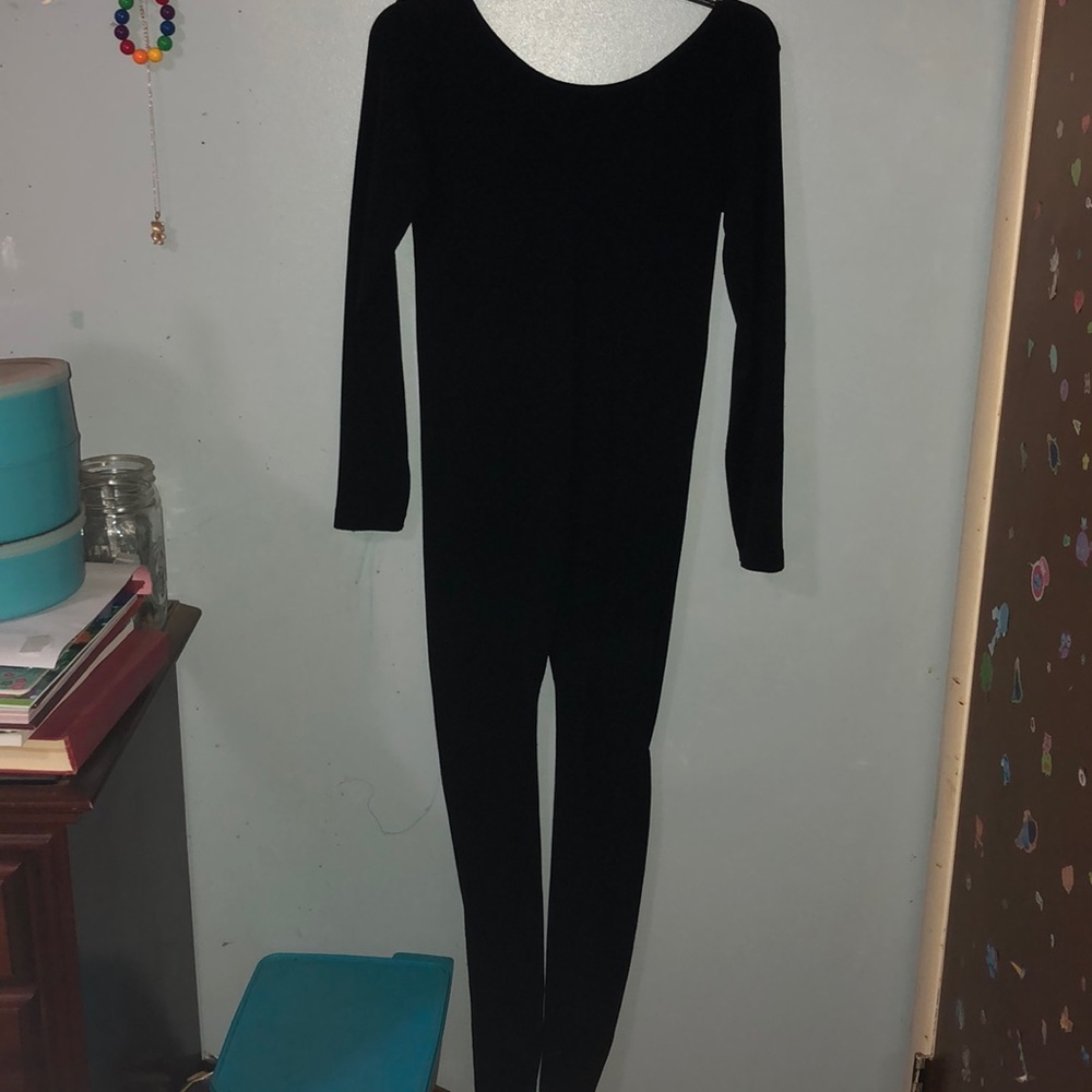 Black jump suit